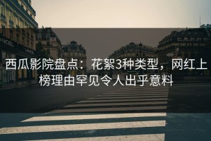 西瓜影院盘点：花絮3种类型，网红上榜理由罕见令人出乎意料
